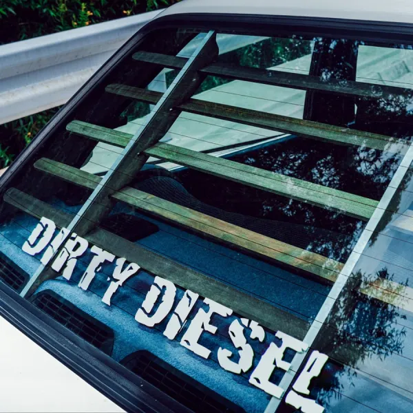 Dirty Diesel v2 Banner Supercharged Power V8 Off-Road 4x4 Monster Heavy Duty Rebel Edition Pickup Truck Road Warrior Muscle Car Vinyl Sticker Decal>